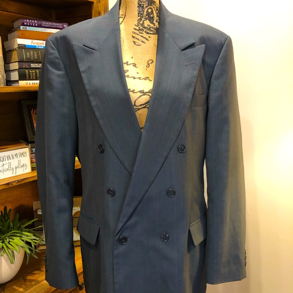 Men’s Haggar Wool Blend Suit